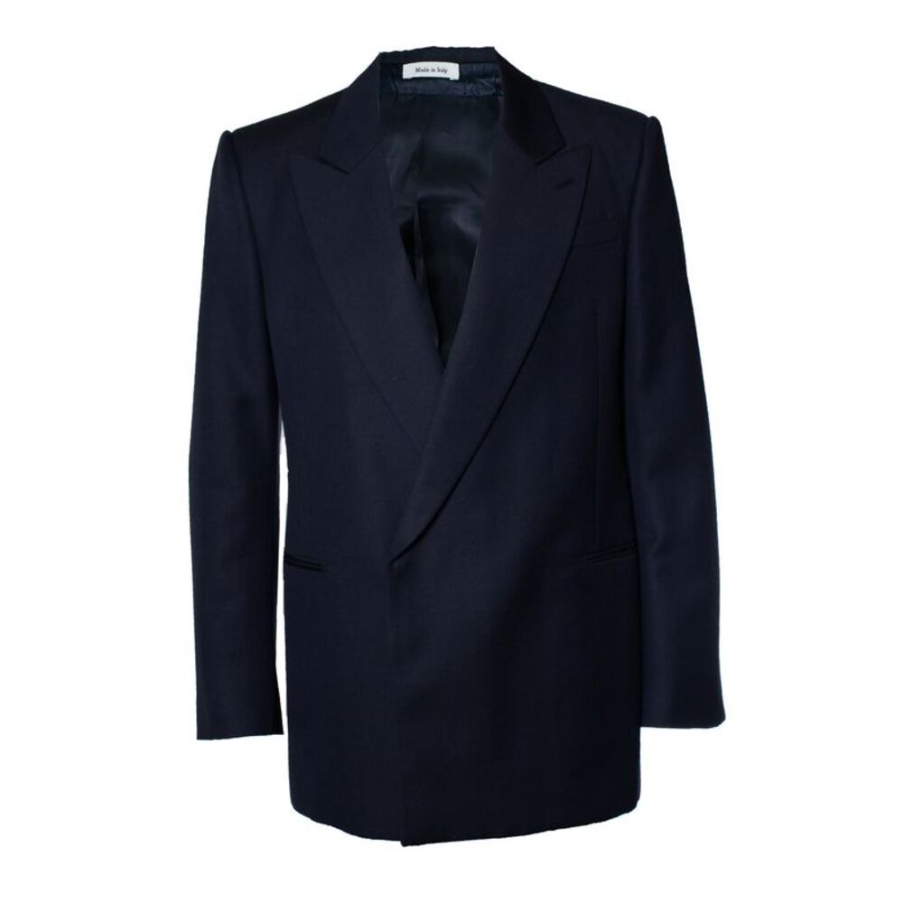 Alexander McQueen, blue blazer jacket
